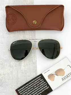 عینک آفتابی ریبن خلبانی پلاریزه مدل Ray Ban Aviator RB3026