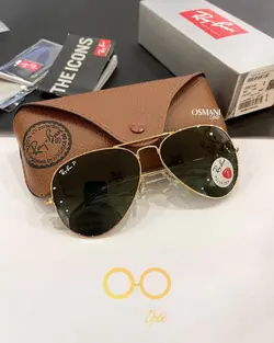 عینک آفتابی خلبانی زنانه و مردانه پلاریزه ری بن مدل Ray Ban Aviator