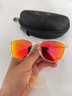 عینک آفتابی زنانه و مردانه اوکلی مدل OAKLEY FrogSkins