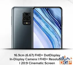 گوشی شیائومی مدلRedmi Note 9 Pro Max ظرفیت128گیگابایت و رم8گیگابایت | فروشگاه دیجی فون