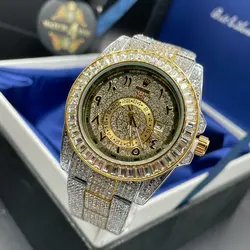 ساعت مردانه فول نگین رولكس Rolex