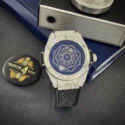 ساعت مچی مردانه فول دایموند هابلوت • واچ فور یو