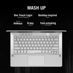 لپ تاپ ۱۴ اینچی ایسوس مدل ASUS ROG Zephyrus G14 GA401QM-A