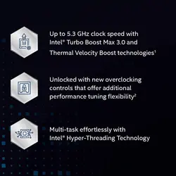 پردازنده اینتل مدل Core I9 10900K BOX Comet Lake