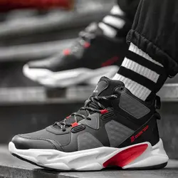 کفش اسپورت ساقدار Haki Erkek Sneakers Black/White برند DARK SEER