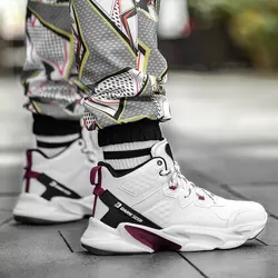 کفش اسپورت ساقدار Haki Erkek Sneakers WHITE برند DARK SEER