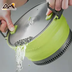 قابلمه 3 لیتر و ماهیتابه جی اس آی مدل GSI Outdoors ESCAPE