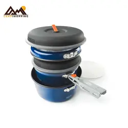 ست ظروف 3 نفره جی اس آی مدل GSI Outdoors Bugaboo Base Camper - سایز M