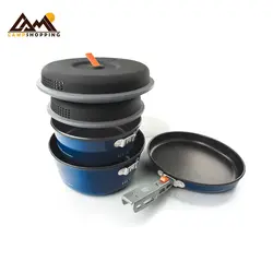 ست ظروف 2 نفره جی اس آی مدل GSI Outdoors Bugaboo Base Camper - سایز S