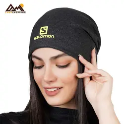 کلاه بافت طرح سالامون کد 75344