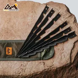 میخ چادر  25 سانتی هپی کمپ  کد 46816 - مجموعه 6 عددی