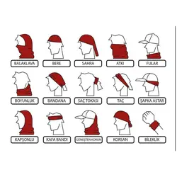 دستمال سر تابستانه ريسا كد 5002 نگاره 18