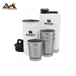 ست شات و قمقمه كتابی استنلی مدل  shut glass + flask set
