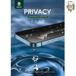 گلس استیو پرایوسی گرین مدل Green Steve Privacy Glass 12/12pro
