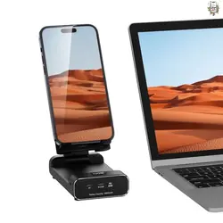 پاوربانک و پایه موبایل تاشو 1000 میلی آمپرگرین Green Powerbank And Foldable Mobile Stand