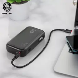 پاوربانک کامپکت گرین Green Compact Power Bank 15000mAh