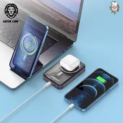 پاوربانک شفاف 3در1 گرین Green 3 IN 1 Transparent Power Bank GN3TRAPB5PL