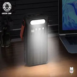 پاوربانک قابل حمل خورشدی 30000 میلی آمپر ساعتی گرین Green 30000mAh Solar Portable Power Bank