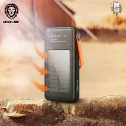 پاوربانک قابل حمل خورشدی 30000 میلی آمپر ساعتی گرین Green 30000mAh Solar Portable Power Bank
