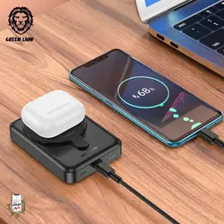 پاوربانک 3در1 10000 میلی آمپر گرین Green 3IN1 Magsafe Power Bank GN3MAG10KP8PL