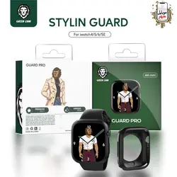 محافظ گلس کیس شفاف اپل واچ برند گرین مدل Green Guard Pro 41-45mm