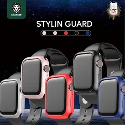محافظ گلس کیس شفاف اپل واچ برند گرین مدل Green Guard Pro 41-45mm