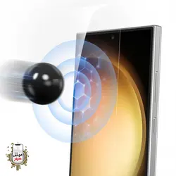 گلس یو وی گلکسی اس 24 اولترا گرین Green UV Glass Galaxy S24Ultra