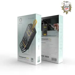 پاوربانک شفاف پرو 20000 میلی آمپر گرین Green Transparent Pro 20000mAh Power Bank