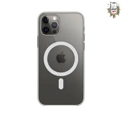 قاب مگ سیف دار گرین مدل clear case magsafe green iphone 13pro
