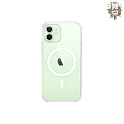 قاب مگ سیف دار گرین مدل Green Clear Case Magsafe Iphone 12/12 pro