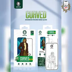 گلس کارود پرو گرین Green 3D Curved pro Glass14/14pro/14max/14ProMax