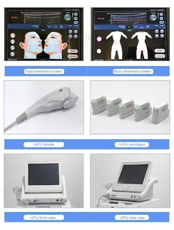 دستگاه هایفو اولترا لیفتینگ پوست صورت و بدن پنج کاتریج مدل 2022