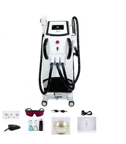 دستگاه لیزر اس اچ آر (SHR) فوق حرفه ای برند سایان با 3 طول موج آر اف + لیزر موهای زائد و پیکوشور ریمور تاتو نقطه زن  لیزر SHR،