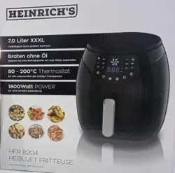 مشخصات کلی سرخ کن بدون روغن هنریچ مدل HFR:8204