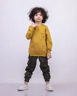 ست بلوز شلوار پسرانه عیدانه آرسام