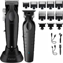 ست ماشین اصلاح حجم زن و خط زن کیمی مدل KM-2296 &amp; KM-2299