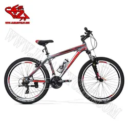 دوچرخه آمانو طوسی قرمز 26