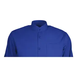 پیراهن تک یقه (آبی) - فروشگاه اینترنتی فرخنده کالا