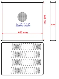 شبکه رادیاتور بنز 8 سیلندر NG