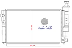 رادياتور آب (کلاسيک دولول گرمسيری) ” پژو پارس / پژو 405 انژکتور / سمند”