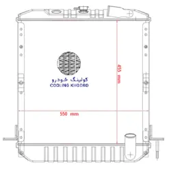 رادیاتور کامیونت ایسوزو 3تن  