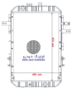 رادياتور کاميونت هيوندا مايتی  