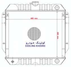 رادياتور نيسان سایپا 5لول (مس و برنج)