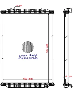رادياتورآب کاميون رنو    