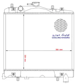 رادیاتور پراید دولول