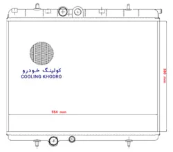 رادیاتور پژو 207 اتوماتیک