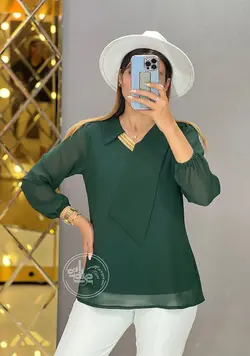 شومیز حریر مدل آناشید