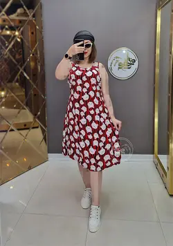 پیراهن نخی هاوین