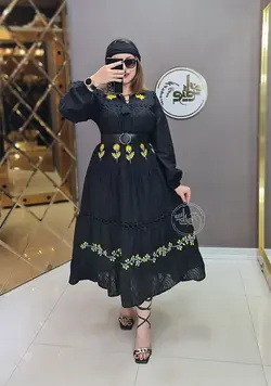 پیراهن مجلسی خامه دوزی