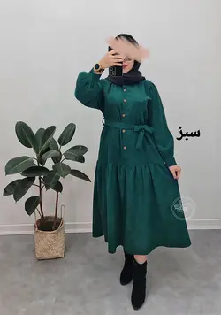 پیراهن مانتویی ساتیا